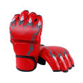 FG 1 Pair Professional Adult Boxing Half Finger Gloves Sanda Taekwondo Fitness Thicken Training Equipment. 