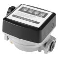 Mechanical Fuel Gauge 4-Digit Fuel Flow Mechanical Fuel Flow Meter 25Mm (1 inch Internal Thread) 5-30 GPM/20-120L/Min. 
