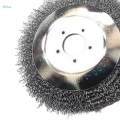 Wire Grass Trimmer Head Convenient Weeding Wheel for Garden Weeding Driveway 6inch. 