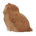 Furry Cat Statue Soft Simulation Cat Doll Funny for Car. 