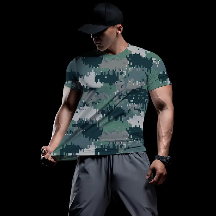 Men%20Running%20T%20Shirt%20Quick%20Dry%20Fitness%20Shirt%20Training%20Exercise%20MOSAIC%20camouflage%20Clothes%20Gym%20Sport%20Shirt%20Tops%20Lightweight%20-%20Image%202