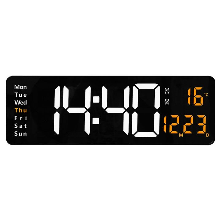 13%20Inch%20Large%20Wall%20Clock%20Remote%20Control%20Memory%20Electronic%20Clock%20Date%20Week%20Temperature%20Display%20Bedside%20Clock%2010%20Level%20Brightness%20LED%20Digital%20Clock%20-%20Image%204