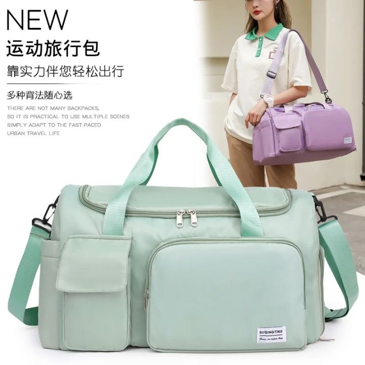 Travel Bag Luggage Handbag Women s Shoulder Bag Large Capacity Brand Nylon Sports Gym Bag Ladies Crossbody Bag Daraz.lk