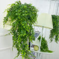 80CM Simulation Persian Grass Vines Artificial Green Plant Hanging Fern Living Room Coffee Shop Garden Office Decoration. 