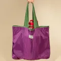 【ALLGOOD】 Drawstring Eco-Friendly Tote Bag Supermarket Shopping Bag Single Shoulder Bag Foldable Portable Tote Bag. 