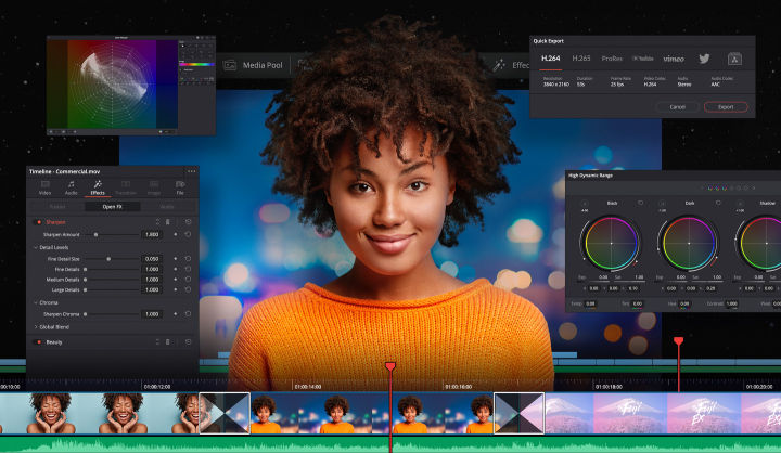 Blackmagic Design DaVinci Resolve Studio 14 to 17 Version Software Collection Pack