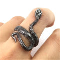 Stereoscopic Retro Punk Snake Ring Party Snake Opening Adjustable Ring Jewelry Yao Store. 