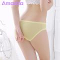 Breathable Mesh Briefs Mesh Briefs Solid Color Ultra-thin Low-rise Panties Breathable Underpants Women Mesh Panties. 