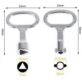 Panel Lock Key Universal Wrench Triangle/Socket Electrical Cupboard Box Switch GJCUTE. 