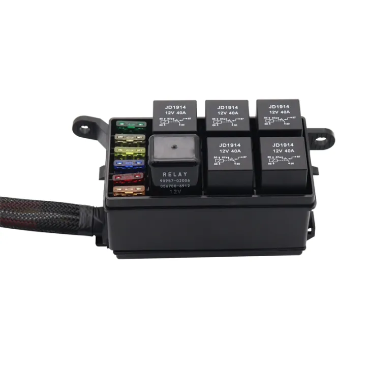 12V%20Relay%20Box%206%20Slots%20Relay%20Block%206%20Way%20Fuse%20Block%20with%20Relay%20Box%20and%20Relay%20Set%20Kit%20Automotive%20Relay%20Set%20-%20Image%204