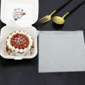 50pcs Bento Absorbent Paper Cake Box Pads Sandwich Burger Cake Wrappers Mats Food Packaging Waxed Paper -Proof Baking Papers. 