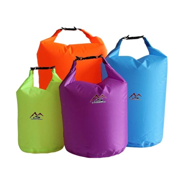 【HOT】 Outdoor Dry Waterproof Bag Dry Bag Sack Waterproof Floating Dry Gear Bags For Boating Fishing Rafting Swimming 5L/10L/20L/40L/70