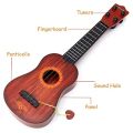 Guitar Toys for Kids Fully Functional 4 String Classical Wooden Big Size Guitar Toy/ Musical Acoustic Guitar with Adjustable Tunning Knob/ Guitar Instrument Play Set for Kids. 