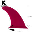 KOKKO 9inch Surf & SUP Single Fin Detachable Center Fin Replacement Quick Release Paddle Board Fin For Longboard, Surfboard And Paddleboard. 