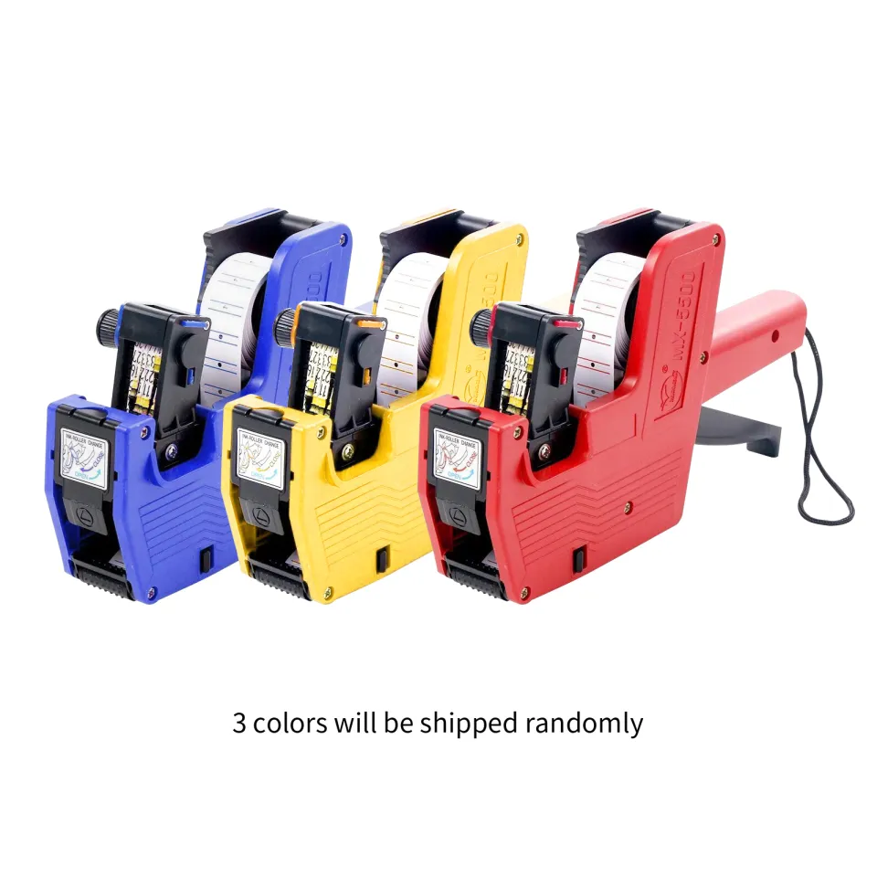 8-Digit Digital Price Label Gun With 1 Roll Labels + 1 Ink