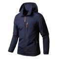 Rain Jackets Men's Jackets Waterproof Military Hooded Jacket Windbreaker Outdoor Camping Sports Elastic Coat Male Clothing Thin Overcoat. 