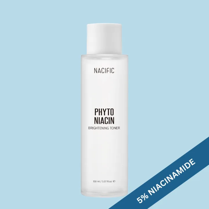 [NACIFIC OFFICIAL] Nacific Phyto Niacin Brightening Toner 150ml (5% Niacinamide) | Contains 5% Niacinamide Whitening Functional Ingredient | Contains Made WhiteTM Whitening Ingredient | Helps the Dull and Dry Skin to Become Brighter and Moisturized