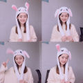 Multicolor & New Style Cute Funny Rabbit Hat Moving Bunny Ears Soft Plush Cap Toys Gifts. 