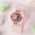 (Ready Stock) G-Shock GMAS110 Women Watch Sport Watch Dual Time Display Water Resistant Shockproof and Waterproof World Time LED Light Girl Sports Wrist Watches GMA-S110MP-7A. 