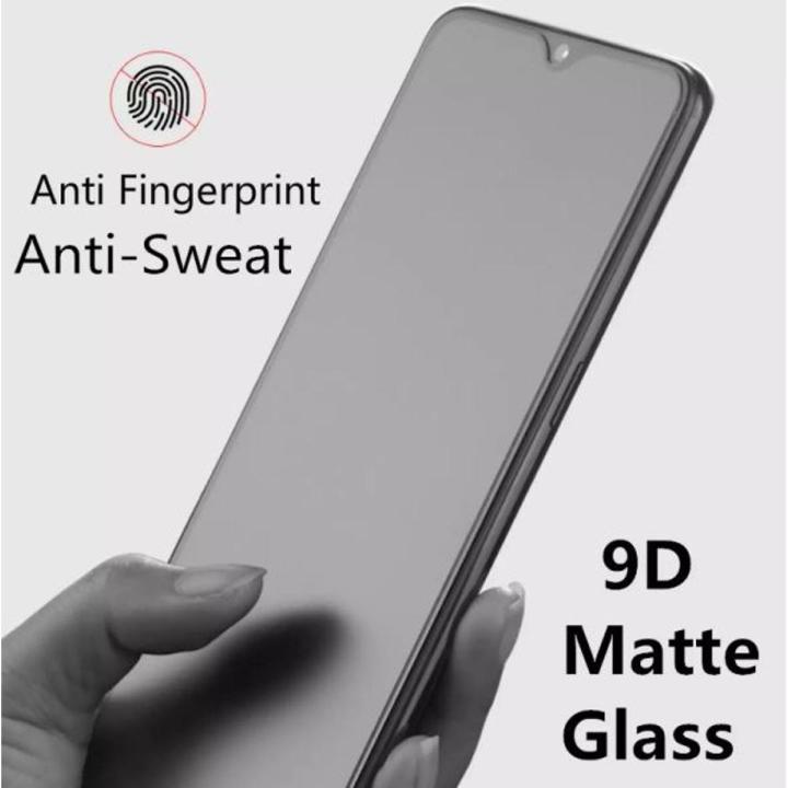 Full Glue Anti-Fingerprint Matte Tempered Glass for Samsung Galaxy A Series A03s A12 A22 5G A42 5G A20s A20 A30 A50 A30s A50s A22 4G A11 A10s A10 A21s  Screen Protector Premium Frosted Glass