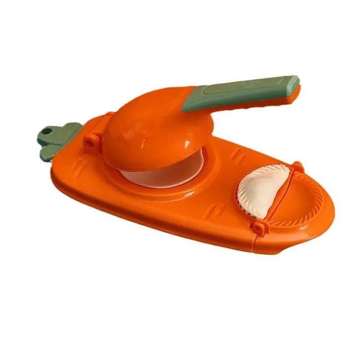 Glowick Gujiya Maker Machine, Dumpling Skin Press Mould for Gujiya Ghughra Momos Making // 2 in 1 Dumpling Maker Mould Machine, Kitchen Dumpling Making Tool with Dumpling Puri Maker