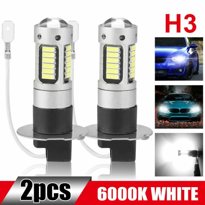 h3%20led%20headlight%20bulb-2%20x%20LED%20Bulbs%20H3%206000K%20Super%20White-white%20-%20Image%204
