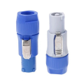 20PCS 3 Pin Male Powercon Connector NAC3FCA Speakon Plug 20A 250V AC Power Plug Connector Blue and Grey White. 