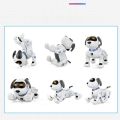 RC Robot Dog Toys for Kids Programmable Remote Control Stunt Robot Puppy Interactive Toy Electronic Pet Dog. 