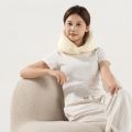 Lightweight Resilient Travel Neck Pillow Space-saving Soft Neck Support Pillow with Storage Box Removable U-shaped Pillow Outdoor. 