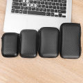 Fashion Data Cable Zipper Bag Anti-collision Anti-shock Square Mini Portable EVA Storage Bag Folding Bluetooth Cable Storage Pocket Key Chain Light Storage Pouch 1Pcs. 