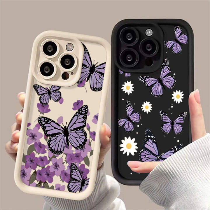 NEW%20Shockproof%20Back%20Case%20us%20Pro%20XR%20Xs2%2011%20X4%2013%2016%2015%201%20Art%20Purple%20Butterfly%20Phone%20Case%20for%20iPhone%2016E%201%20SE%202%208%207%20Pl%20Max%20Silicone%20-%20Image%202