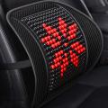 Wood Beads Car Chair Back Support Massage Cushion Mesh Relief Lumbar Brace Home Cushion Seat Chair Lumbar Back Support. 