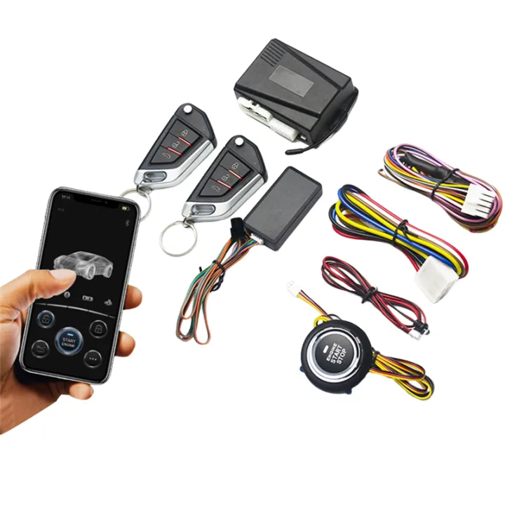 Mobile%20Phone%20Remote%20Control%20Start%20Car%20Autostart%20Engine%201%20Button%20Start%20Stop%20System%20Automatic%20Engine%20Start%20Locking%20Easy%20Install%20Easy%20to%20Use%20-%20Image%204