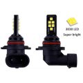 2X HB4 9006 LED Fog Light Bulb Advanced 3030 SMD Daytime Running DRL Lamp, Cool White 6000K. 