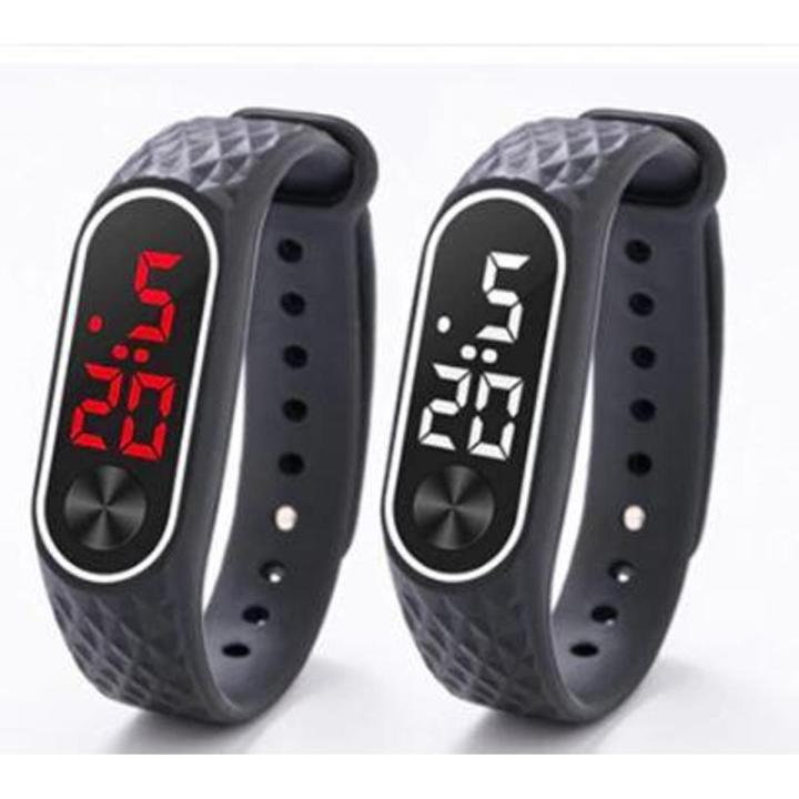 New  LED Digital Sport  for  Men Women Electronic Silicone Bracelet Wrist Watch