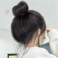 Top hair  Ponytail Hair Pad Comfortable Silicone Invisible Head Top Heightening Hair Pad Heightening Creative Silicone Head Top Soft Hair Pad for Daily hairstyle Party or event Wedding or. 