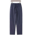 〓Highest Level〓COD〓 Men's Casual Pants Summer Thin Cotton Linen Loose Straight Pants Chinese Style Elastic Waist Cool Long Pants 〓COD〓. 