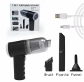 3 in 1 Car Mini Vacuum Cleaner with Blower Wireless Portable Rechargeable Handheld High Power Suction Vacuum Cleaning Machine for Home Car Computer Keyboard Cordless Air Blowing Dusting. 