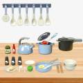 Kids Pretend Kitchen Kitchen Accessories Set Mini Utensils and Cooking Tool Pretend Cooking Toy for Children Party Favors Girls Boys. 