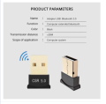 Bluetooth Adapter USB Dongle 5.0. 
