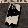 Back cover o Max lus prSE2 SEXR Xs for iPh shaped phone case for black cat white cat figure one 16 15 14 13 12 11 x 8 7 p mini TPU. 