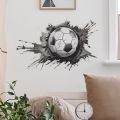 Creative Football Wall Sticker For Children's Room Decor Waterproof Soccer Decal For Kids Bedroom Wall Stickers Bedroom Living Room Wall Decals Football Stickers For Men Women Kinds Boys and Gents. 