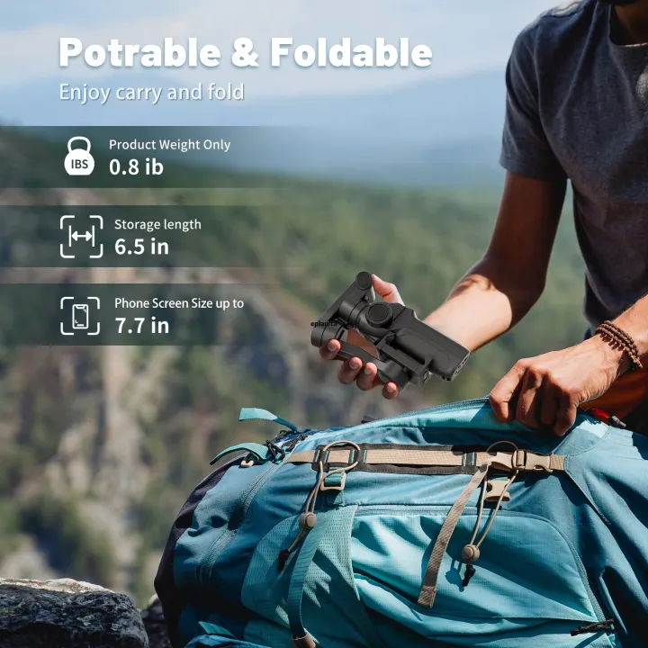 L9pro%203-Axis%20Handheld%20Gimbal%20Stabilizer%20with%20Extension%20Rod,%20AI%20Face%20Tracking%20Fill%20Light%20for%20iPhone%20Android%20Vlog,%20YouTube,%20TikTok%20-%20Image%203