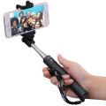 S03 Monopod Wireless Bluetooth 4.0 Mini Selfie Stick Beauty Desktop Stand Portable Stretchable Anti-Shake Stabilizer Adjust 360 Rotating Phone Holder Self-Timer Foldable Camera Tripod For Smartphones Cameras ZPG-020 PremiumTec. 
