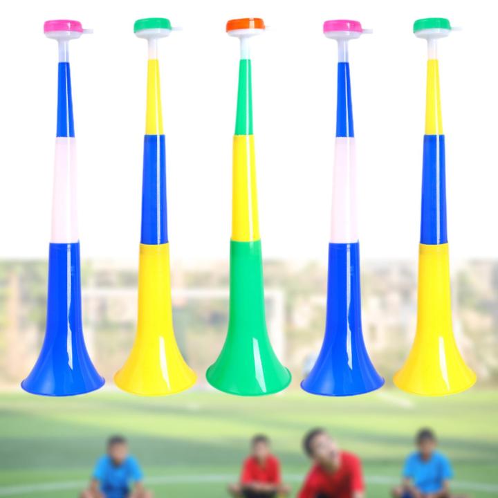 【LuxeGlow】5x Football Loud Noise Makers Cheerleading Noisemakers Soccer Trumpets for Carnival Festival Concerts Sporting Celebration