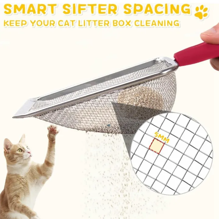Cat%20Litter%20Scoop,%20Litter%20Cleaner%20Corner%20Shovel,Stainless%20Steel%20Mesh%20Litter%20Shovel,Easy%20to%20Clean%20Sand%20Waste%20Reusable%20B%20-%20Image%204