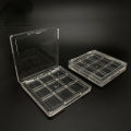 9 Gride Empty Eyeshadow Palette Plastic DIY Makeup Storage Box Cosmetics Tool Sample Powder Travel Containers Make Palettes. 
