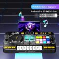 New Multifunctional Kid DJ Mixer With Microphone Interactive Electronic Piano Keyboard Simulation Design Music Effects Musical Instrument Kids Birthday Gift. 