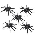 20Pcs/Pack Black Novelty Toy Spider Web Haunted House Prop Decorative Spiders Prank Plastic Fake Spider. 