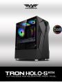 ARMAGGEDDON TRON HOLO 5 ATX PC RGB GAMING CASE. 